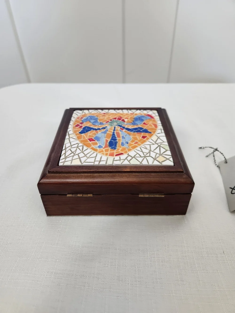 Spanish Handmade Mosaic Tile Art Trinket Box By ARTBONA